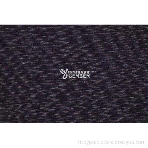 60%Cotton 40%Poly Jacquard Fabric Short Sleeve
